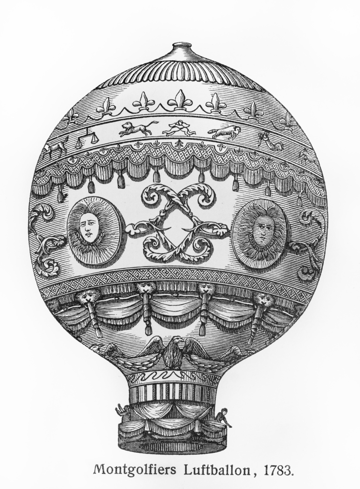 Montgolfiers-Luftballon-1783